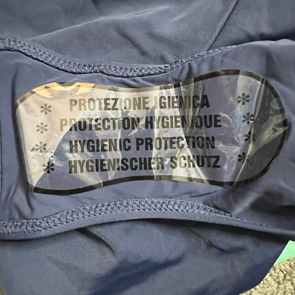 Lively The V One Piece Swimsuit SMALL Creme De Menthe Colorblock Beach Vacation - Picture 7 of 9